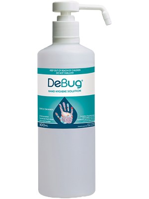 DeBug® Hand Hygiene Solution 500mL
