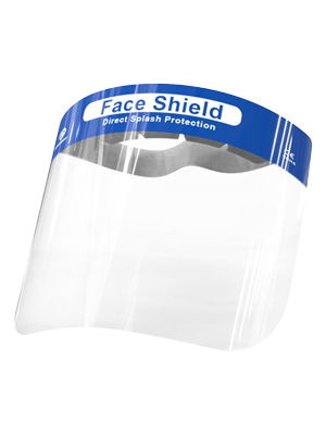 inhealth™ Face Shield, Transparent Full-face Protection - Pkt/10