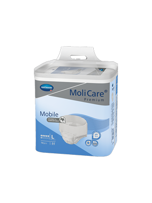 MoliCare®Premium Mobile, Large 100-150 cm 6 Drops Unisex - Ctn/56