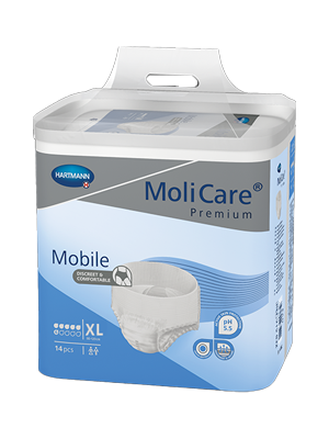 MoliCare® Premium Mobile, Extra Large 130-170cm 6 Drops Unisex - Ctn/4