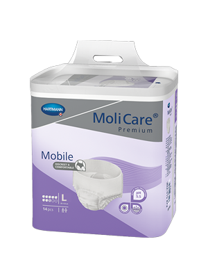 MoliCare® Premium Mobile, Large 100-150cm 8 Drops Unisex - Ctn/4