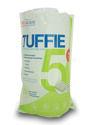 Tuffie 5 Cleaning and Disinfecting Wipes Flexican (6x150s)