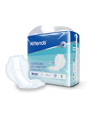 Attends Contours Air Comfort 10 Absorbency – Pkt/21