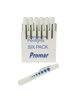 Torch Penlight Disposable 6 Pack