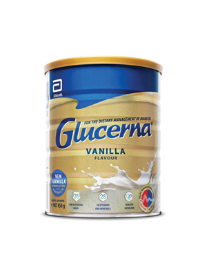 Glucerna Powder Vanilla Flavour for Diabetes 850g Carton