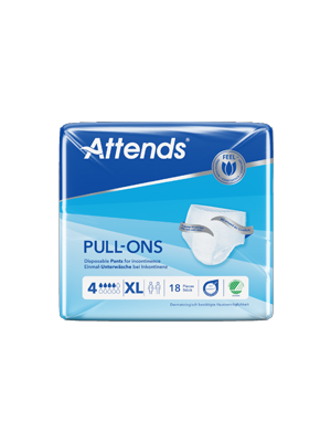 Attends Pull-Ons, Absorbency level 4 Extra Large (130-170cm)- Pkt/18