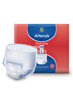 AttendsĀ® Pull-Ons 10 Large 80-110cm - Pkt/14