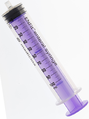 ENTERAL SYRINGE 100mL - Box/30