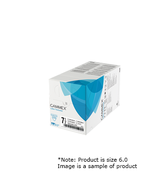GAMMEX® Latex Textured Surgical Gloves, Size 6 - Box/50