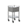 Stainless Steel 2 Drawer Instrument Trolley, 490 x 490 x 900mm 