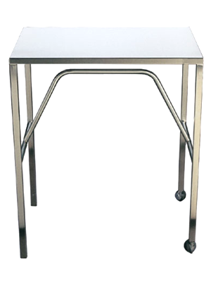 Arm Table Fixed Height 750x490x900mm Stainless Steel 