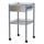 1 Drawer Stainless Steel Instrument Trolley - 490 x 490 x 900mm