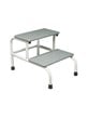 FOOTSTOOL TWO-STEP GREY
