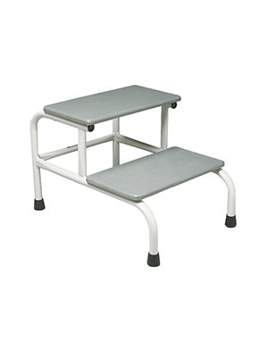 FOOTSTOOL TWO-STEP GREY
