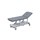 Acero 2 Section All Electric Exam Couch