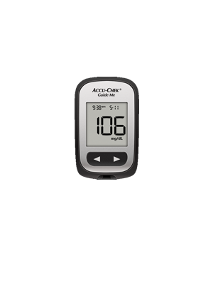 Accu-Chek Guide Me Blood Glucose Meter LED Display