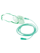 Besmed Adult Oxygen Mask with 2.1m Oxygen Tubing Each