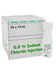 B. Braun Sodium Chloride 0.9% Injection 10mL Box/20