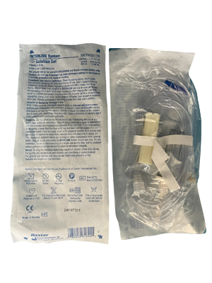 Blood Solution Set With Injection Site Intravenous Administration Set