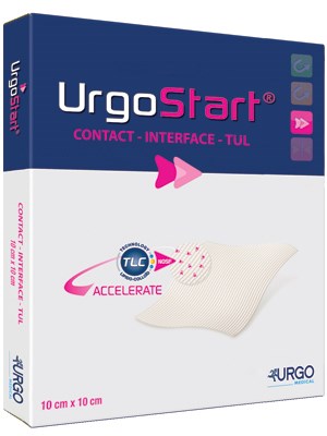UrgoStart Contact Protease Modulating Matrix Layer 10x10cm - Box/10