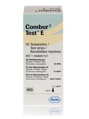 Combur 3-Test® E Strips Box/50