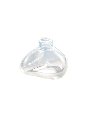 Transparent Silicone Reusable Face mask, Small Adult Size 4 - Each