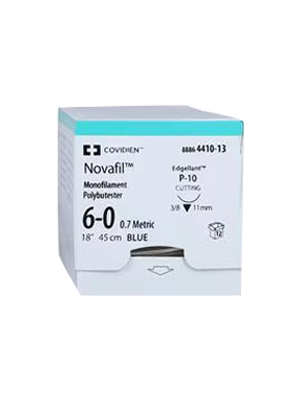 Novafil Suture Monafilament Non Absorbable 6/0 PRE-1 11mm