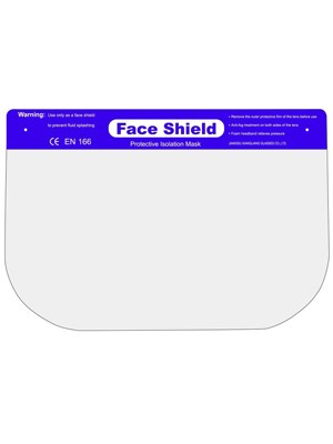 Disposable 3/4 Length Face Shield 33x22cm