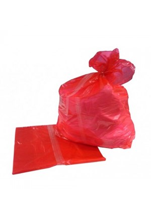 ALGINATE LAUNDRY BAG RED 72cmx99cm - Ctn/200