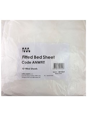 FITTED BED SHEET (2400x750mm) - Ctn/100