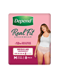 Depends Real Fit Underwear Small Medium