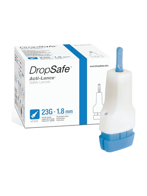DropSafe Acti-Lance Safety Lancet Universal 23G x 1.8mm