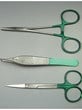 SUTURE KIT GREEN HANDLE 3PIECE