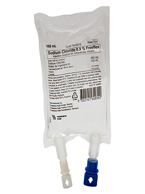 Freeflex® Bag Sodium Chloride 0.9% IV Infusion 100mL - Ctn/50