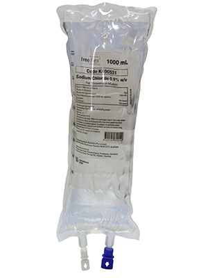 Freeflex® Bag Sodium Chloride 0.9% IV Infusion 1000mL - Ctn/10