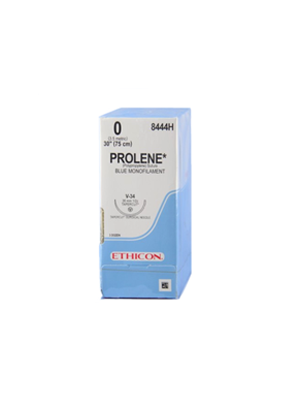 PROLENE* Polypropylene Sutures Non-Absorbable Blue Monofilament 0 75cm V-34 36mm