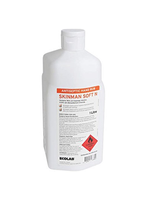 Skinman™ Soft N Antiseptic Rub 76% Isopropyl Alcohol 1L