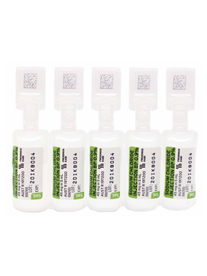 Sodium Chloride 0.9% Ampoules for Injection Colourless Liquid 5mL