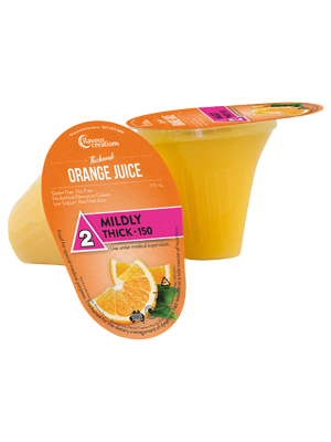 Thickened Orange Juice Level 2, 175mL - Ctn/24