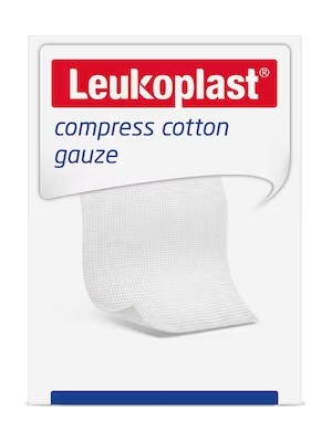 Leukoplast® Compress Cotton Gauze, 10cm x 10cm - Pkt/50