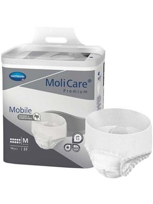 MoliCare Premium Mobile, Medium 80-120cm 10 Drops Unisex - Ctn/4