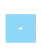 Protex®4 Drape with Adhesive Oval Aperture & Adhesive Corner Tabs