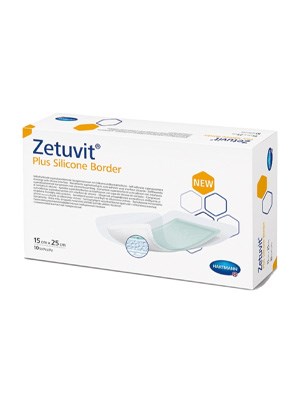 Zetuvit Plus Silicone Border Dressing 15x25cm - Box/10