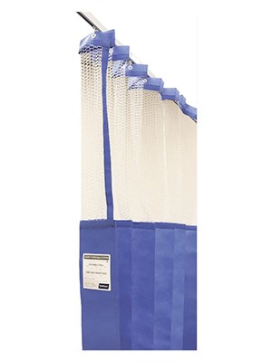 Disposable Curtains Haines Mesh Top Blue 4.5m x 2.3m