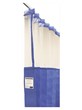 CURTAINS DISP BLUE MESH 7.5M X 2.3M - Ctn/5