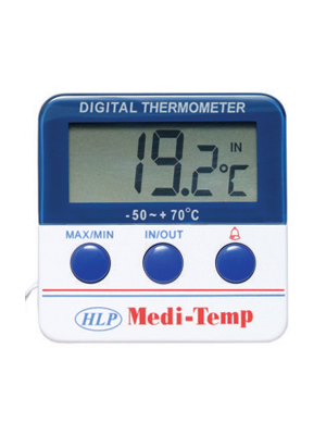Medi-Temp Fridge and Freezer Display Thermometer 