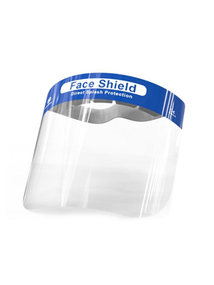 Face Shield with Hanging Card