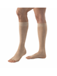 UltraSheer Knee High Open Toe Stockings Beige Jobst XL 20-30mmHg