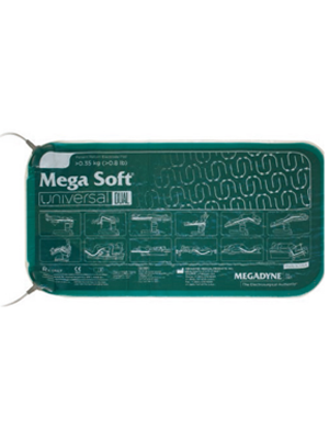 MEGA SOFT™ Universal Patient Return Electrode Dual Cord 91x51x0.3cm