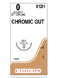 CHROMIC GUT Sutures Undyed 70cm 0 CT-1 36mm - Box/36